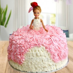 Barbie Doll Cake